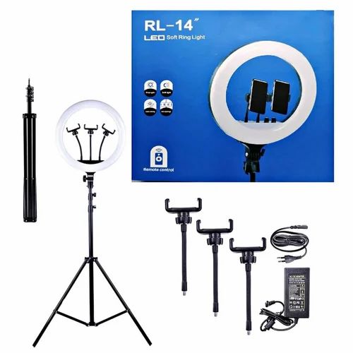 14 Inch LED Ring Light with 7ft Tripod Stand | 3 Color Modes & 9 Brightness Levels - Best Products