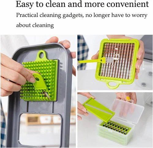22 in 1 Kitchen Chopper & Vegetable Cutter | Multi Blade Food Slicer, Dicer & Grater - Best Products