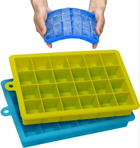 24 Cavity Silicone Ice Cube Tray with Lid | Easy Release Ice Mold for Drinks & Cocktails - Best Products