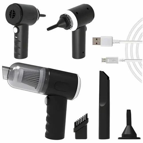 3-in-1 Wireless Handheld Vacuum Cleaner | USB Rechargeable Car & Home Dust Cleaner - Best Products