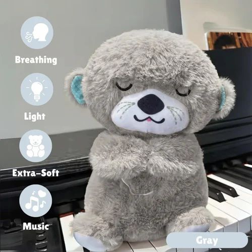 Breathing Teddy Bear with LED Lights & Music | Sleep Soothing Plush Toy for Babies & Kids - Best Products