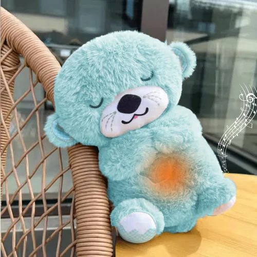 Breathing Teddy Bear with LED Lights & Music | Sleep Soothing Plush Toy for Babies & Kids - Best Products