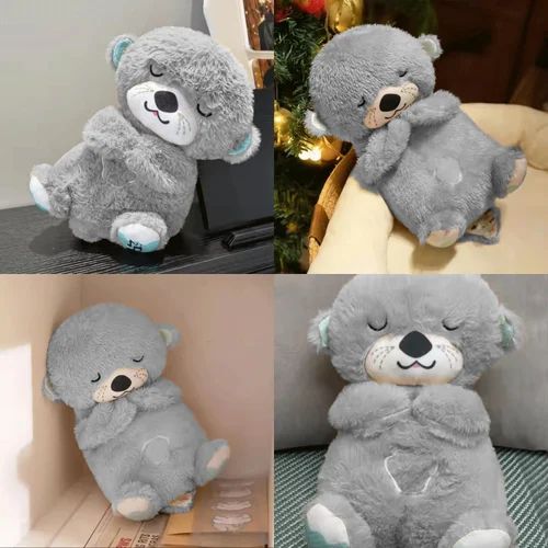 Breathing Teddy Bear with LED Lights & Music | Sleep Soothing Plush Toy for Babies & Kids - Best Products