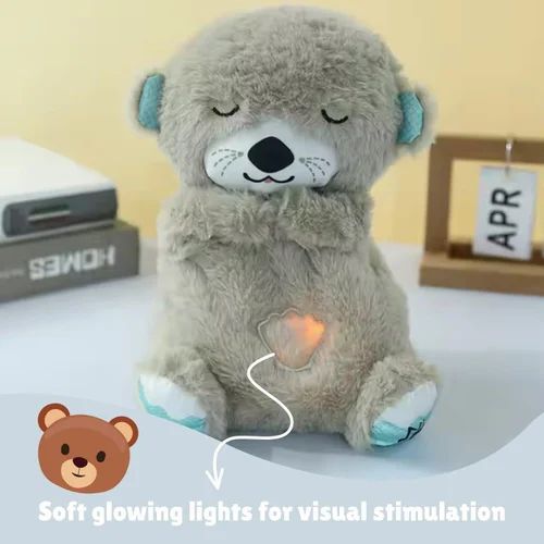 Breathing Teddy Bear with LED Lights & Music | Sleep Soothing Plush Toy for Babies & Kids - Best Products