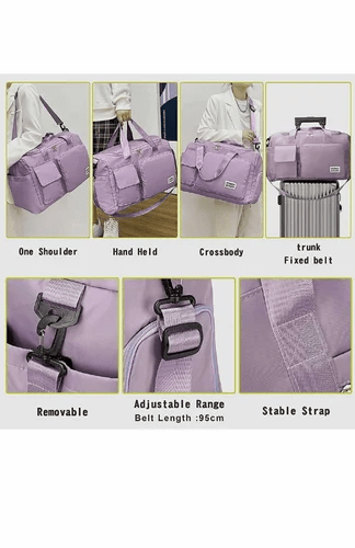Large Capacity Foldable Travel Duffle Bag | Waterproof Weekend & Gym Luggage Bag - Best Products